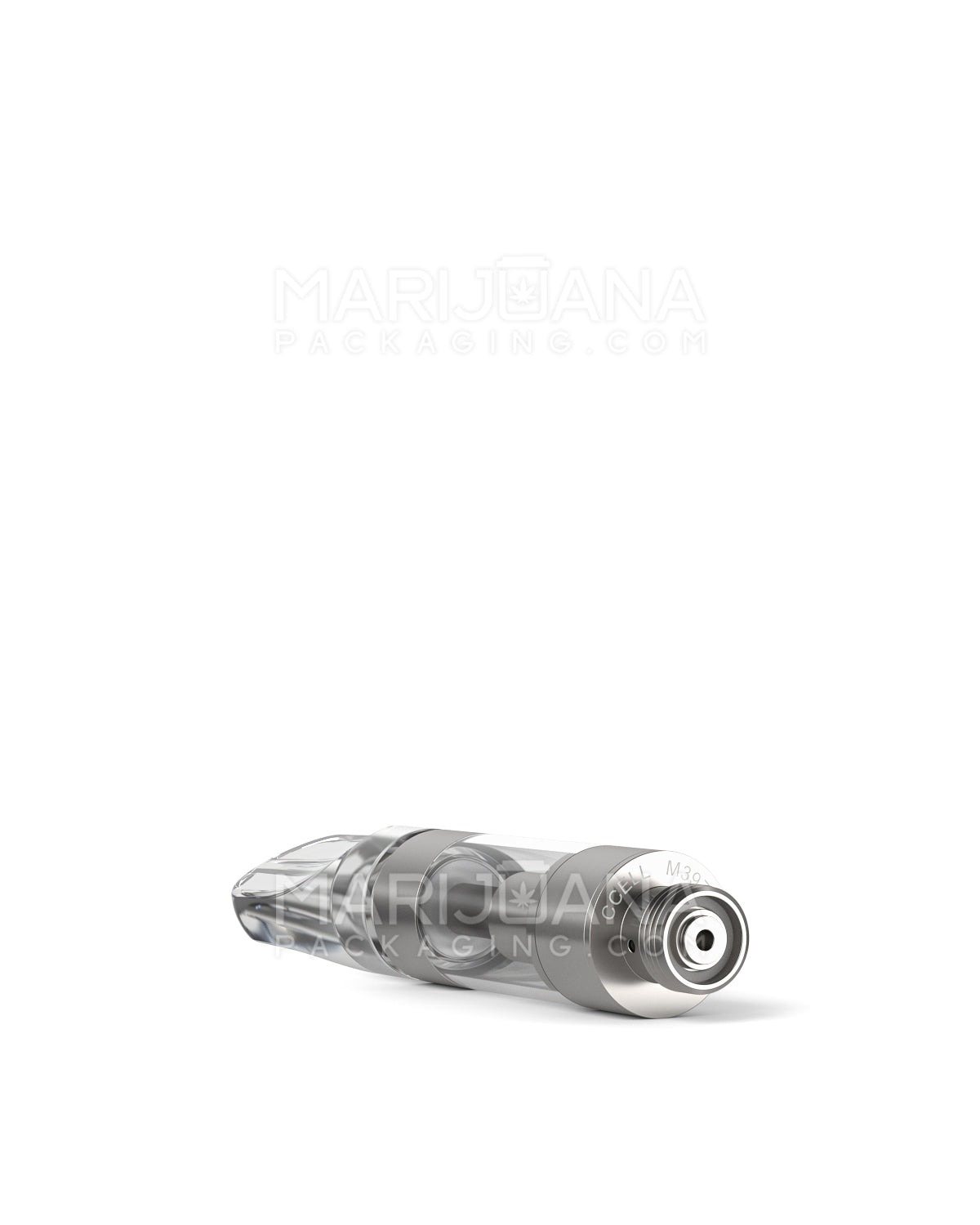 CCELL | Liquid6 Reactor Plastic Vape Cartridge with Clear Plastic Mouthpiece | 0.5mL - Press On - 100 Count - 7