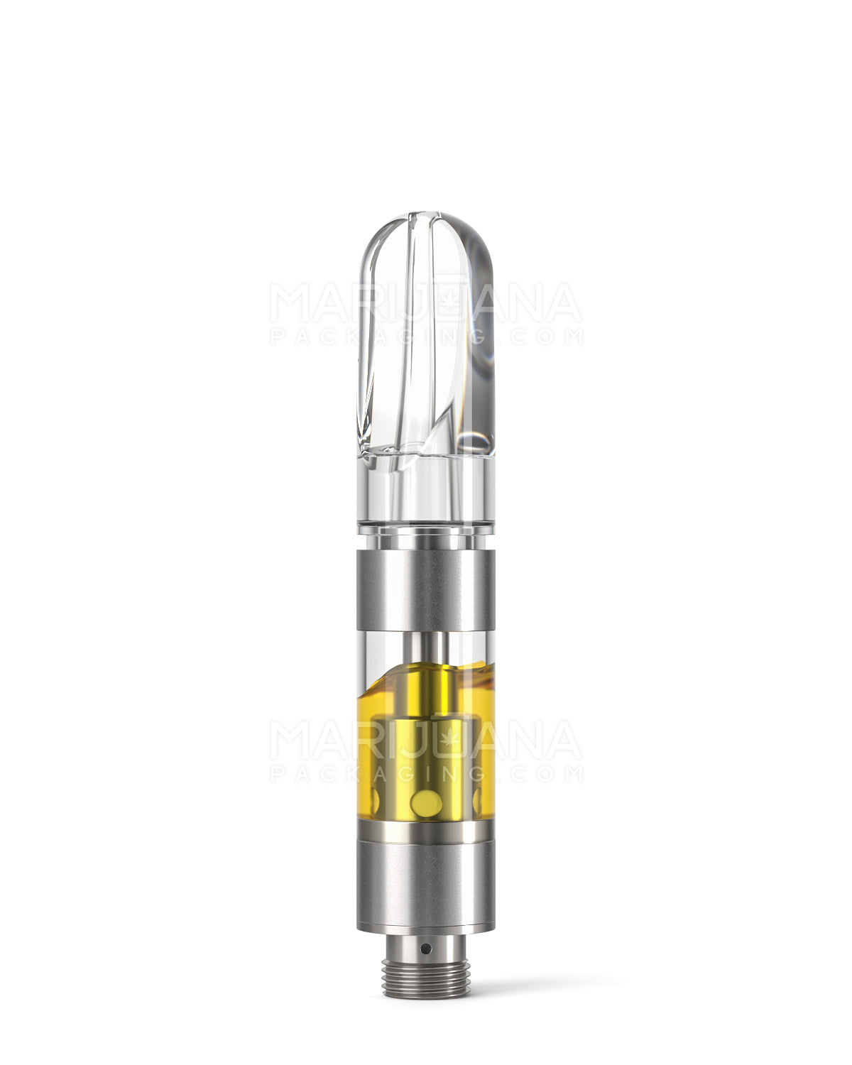 CCELL | Liquid6 Reactor Plastic Vape Cartridge with Clear Plastic Mouthpiece | 0.5mL - Press On - 100 Count - 2