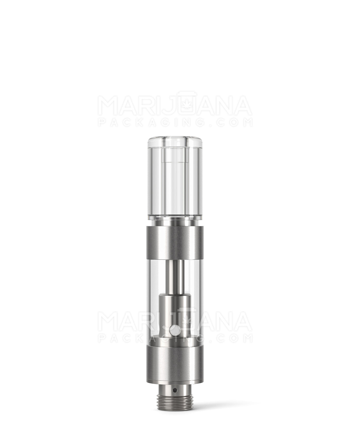 CCELL | Liquid6 Reactor Plastic Vape Cartridge with Barrel Clear Plastic Mouthpiece | 0.5mL - Press On - 100 Count - 1