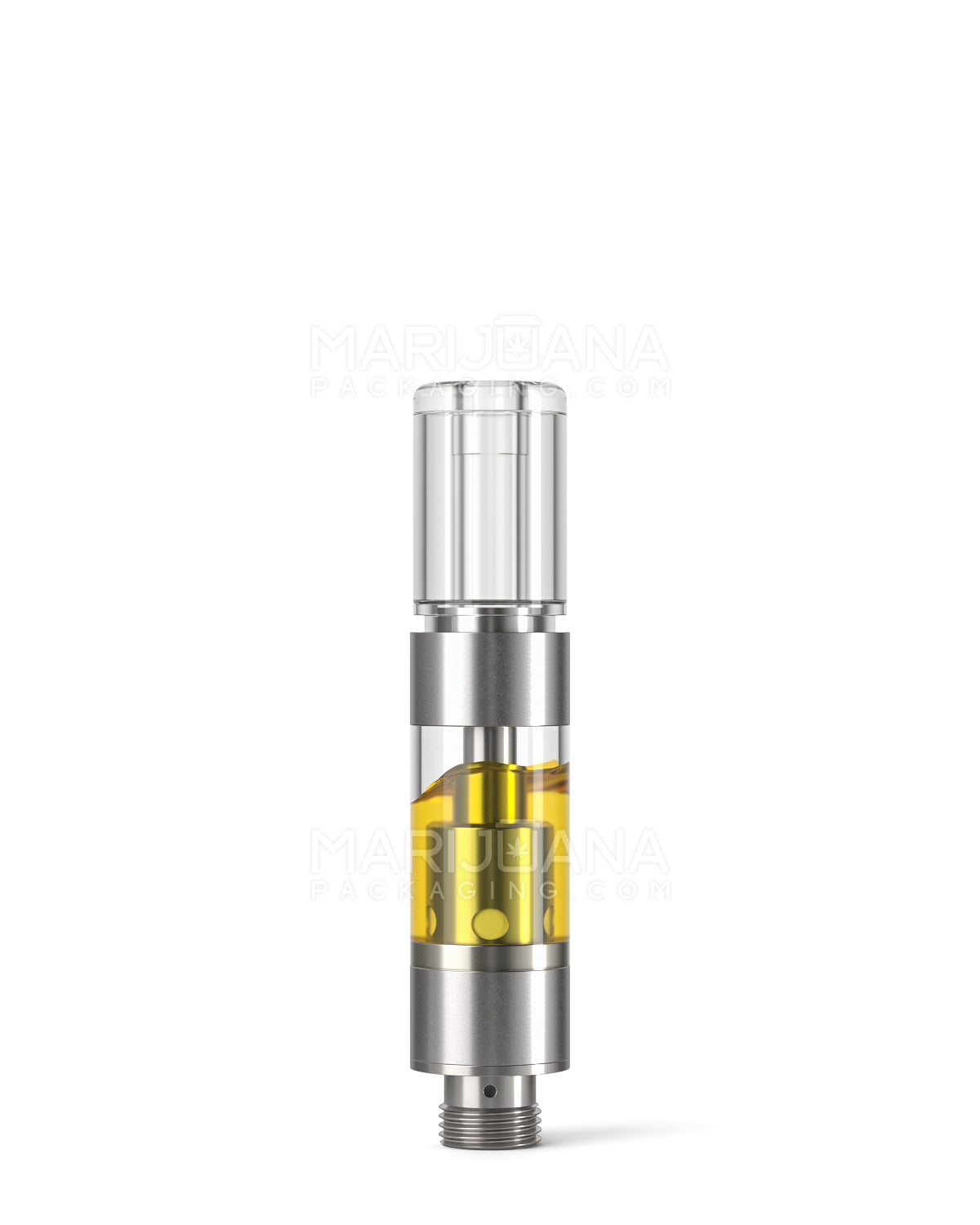 CCELL | Liquid6 Reactor Plastic Vape Cartridge with Barrel Clear Plastic Mouthpiece | 0.5mL - Press On - 100 Count - 2