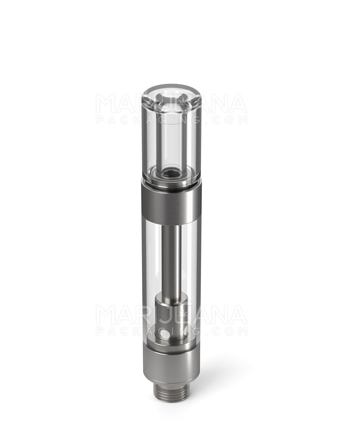 CCELL | Liquid6 Reactor Plastic Vape Cartridge with Barrel Clear Plastic Mouthpiece | 1mL - Press On - 100 Count - 4