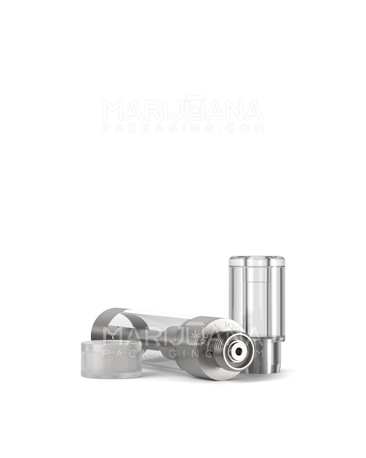 CCELL | Liquid6 Reactor Plastic Vape Cartridge with Barrel Clear Plastic Mouthpiece | 1mL - Press On - 100 Count - 8