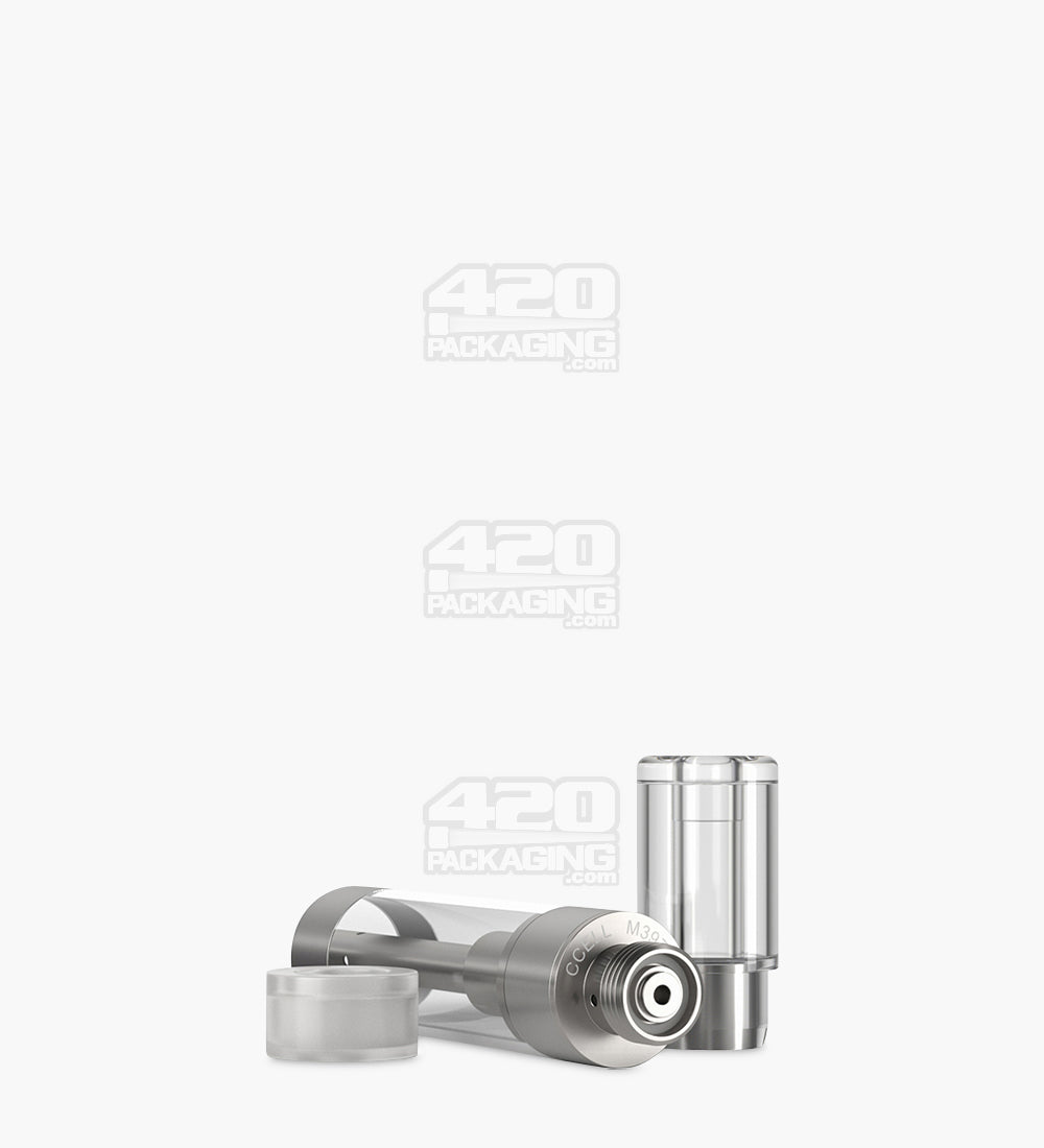 CCELL Liquid6 Plastic Vape Cartridge 2mm Aperture 1ml w/ Barrel Clear Mouthpiece Connection 100/Box - 7