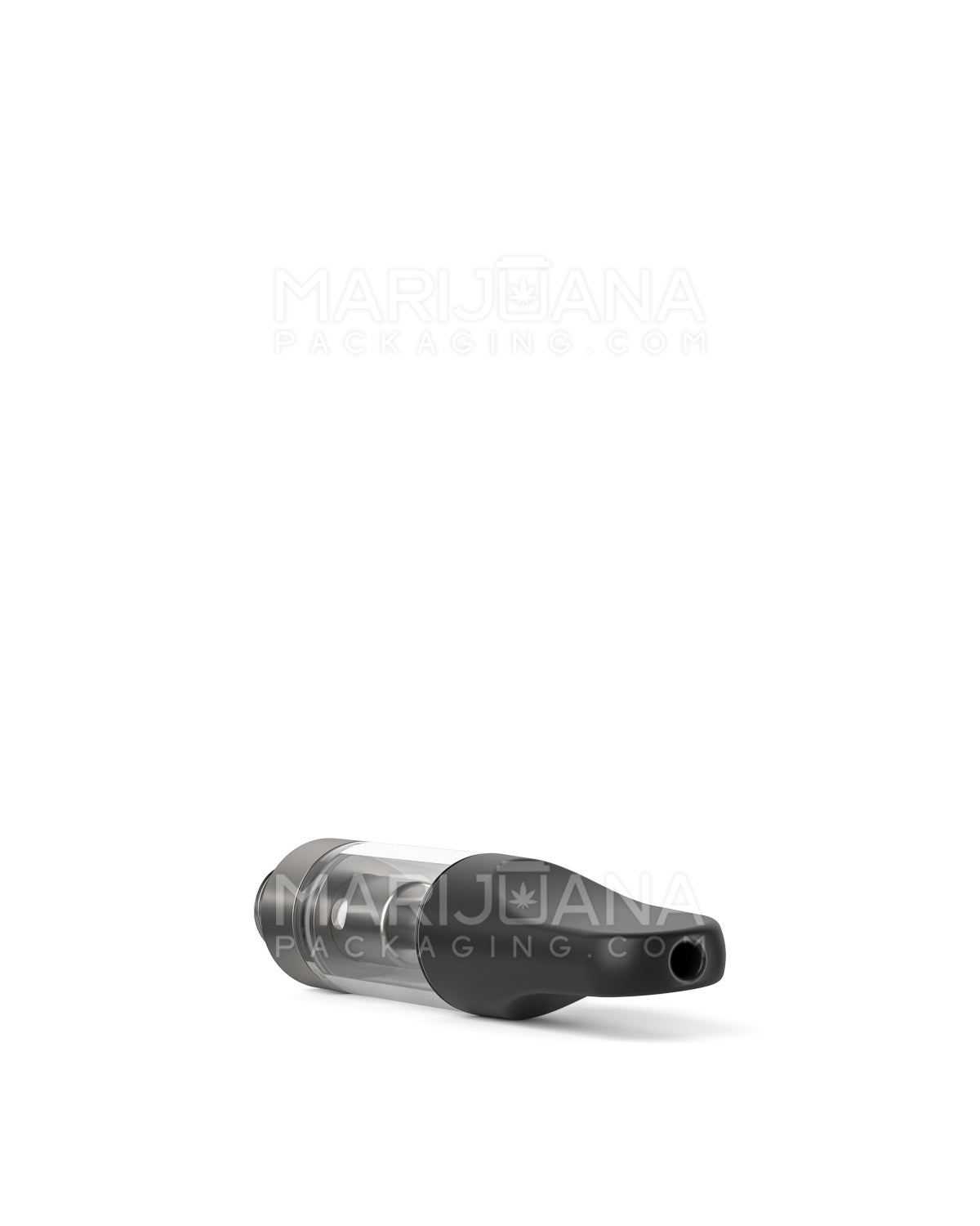 CCELL | Liquid6 Reactor Glass Vape Cartridge with Black Plastic Mouthpiece | 0.5mL - Screw On - 100 Count - 7