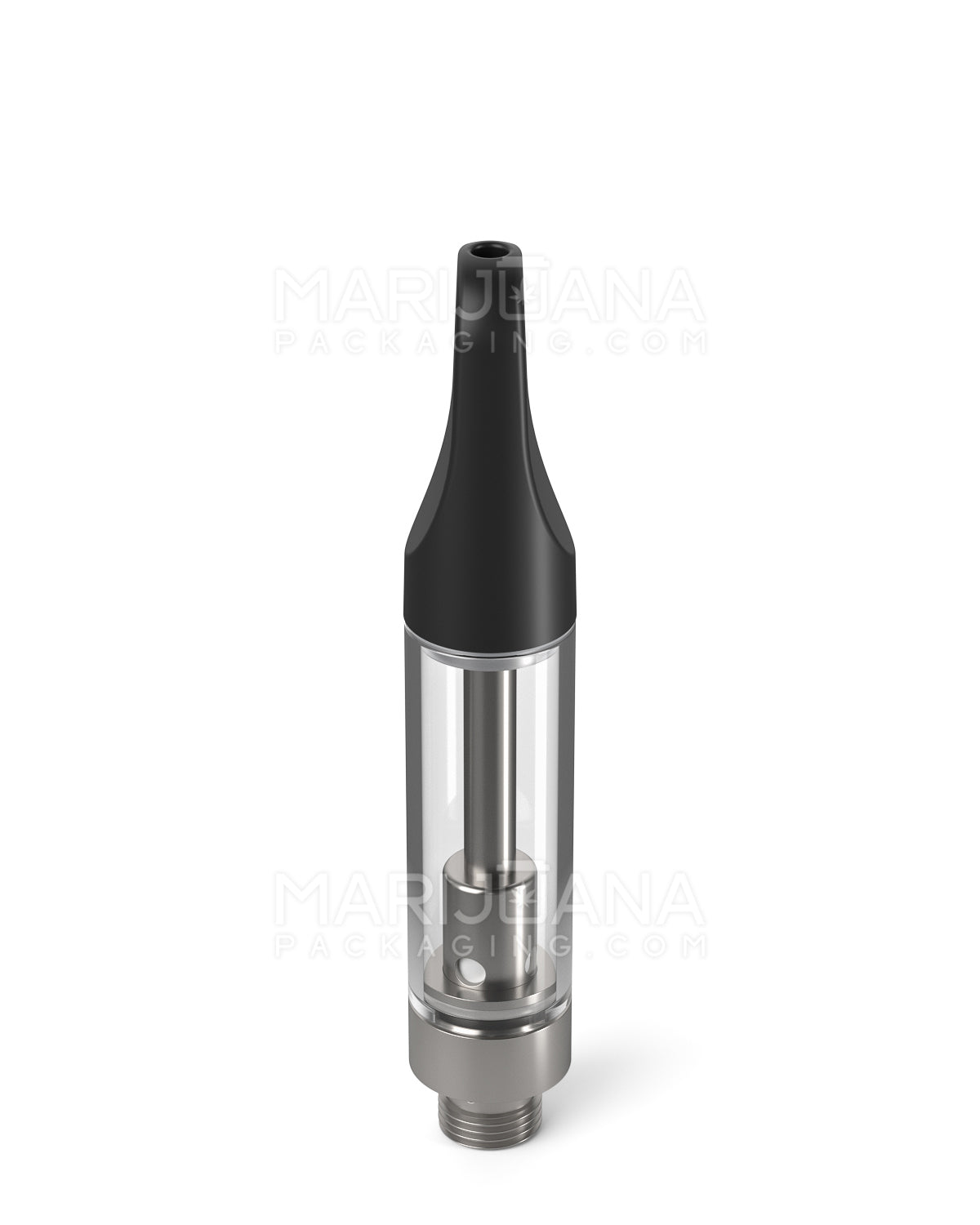 CCELL | Liquid6 Reactor Glass Vape Cartridge with Black Plastic Mouthpiece | 1mL - Screw On - 100 Count - 4