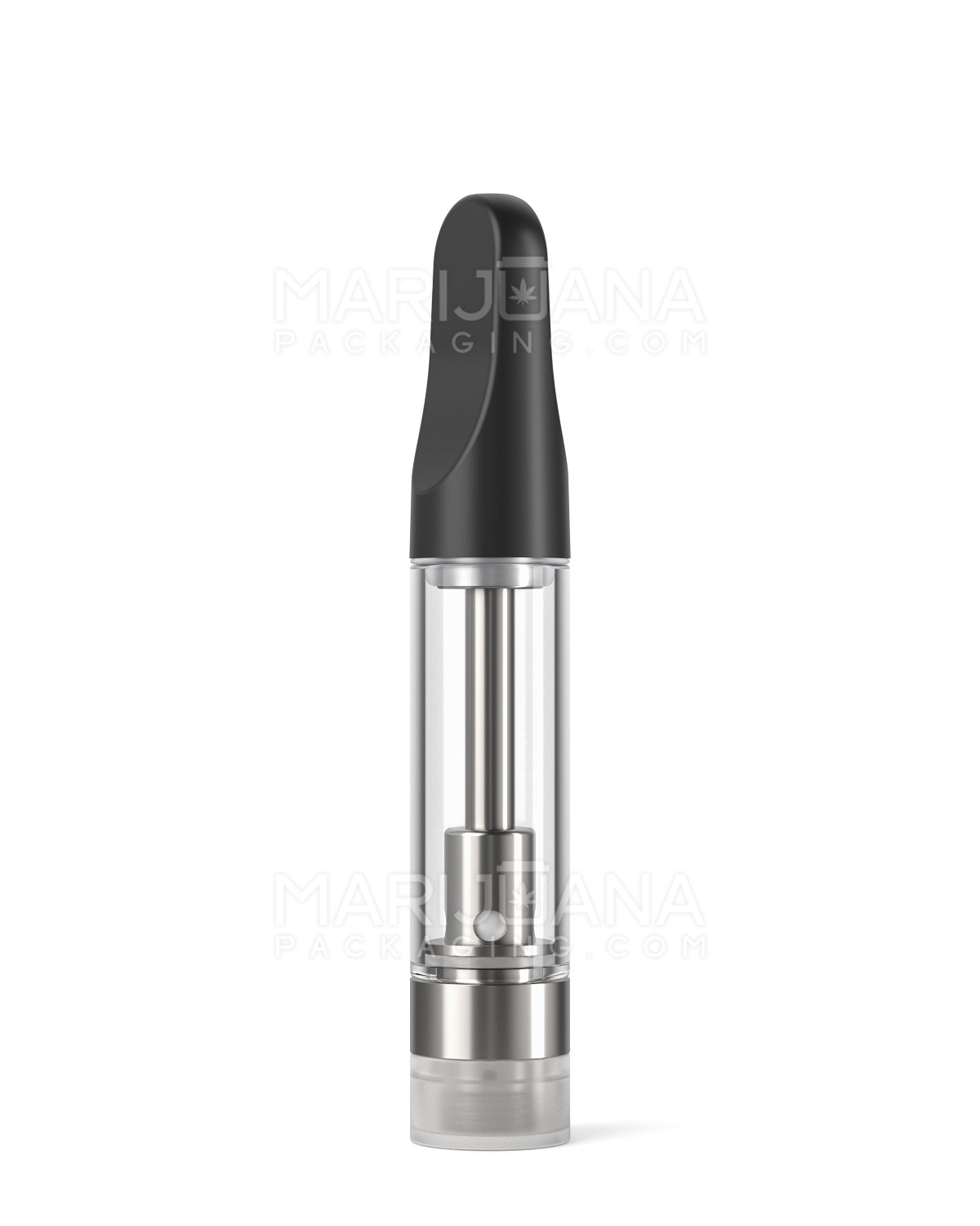 CCELL | Liquid6 Reactor Glass Vape Cartridge with Black Plastic Mouthpiece | 1mL - Screw On - 100 Count - 3