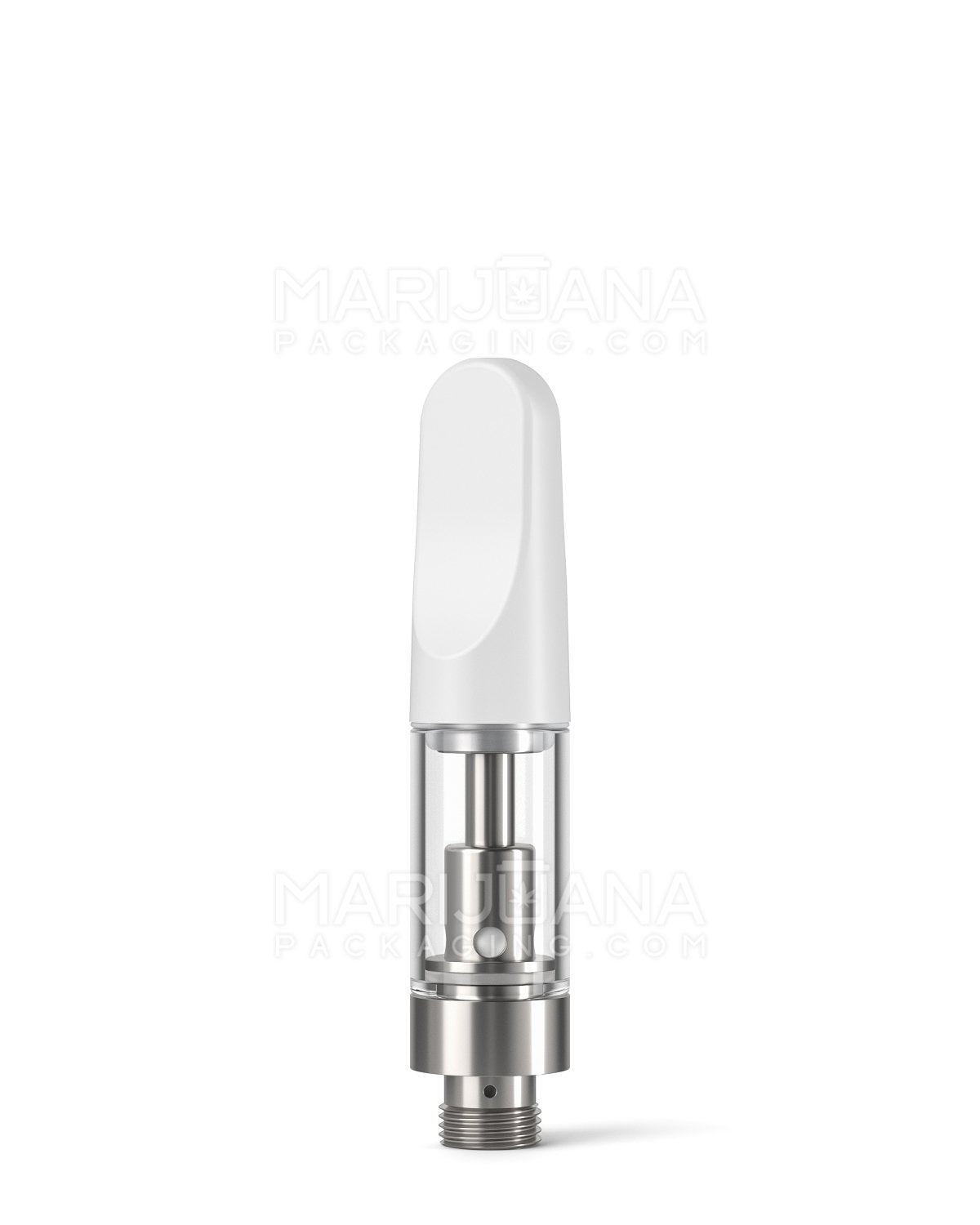CCELL | Liquid6 Reactor Glass Cartridge with White Plastic Mouthpiece | 0.5mL - Screw On | Sample - 1