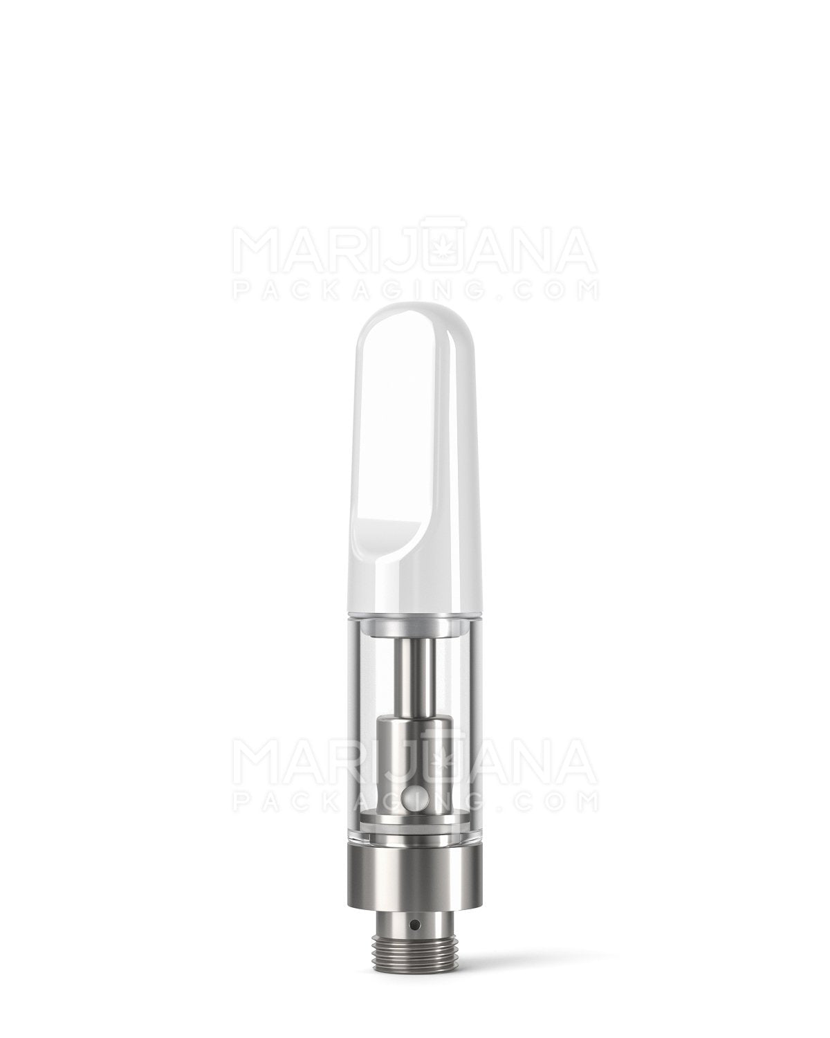 CCELL | Liquid6 Reactor Glass Cartridge with White Ceramic Mouthpiece | 0.5mL - Screw On | Sample - 1