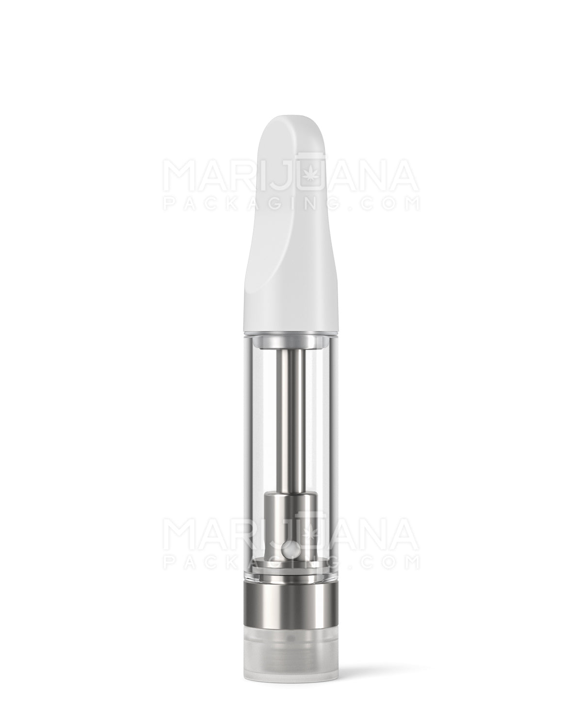 CCELL | Liquid6 Reactor Glass Vape Cartridge with White Plastic Mouthpiece | 1mL - Screw On - 100 Count - 3