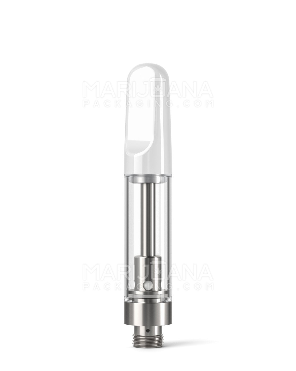 CCELL | Liquid6 Reactor Glass Cartridge with White Ceramic Mouthpiece | 1mL - Screw On | Sample - 1