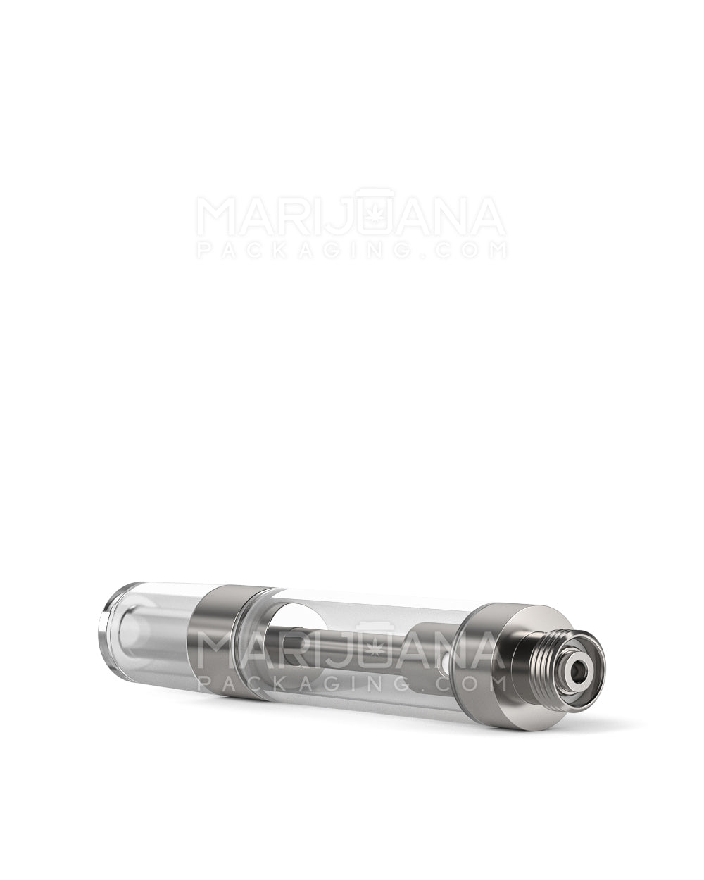 Ceramic Core Glass Vape Cartridge with Round Clear Plastic Mouthpiece | 1mL - Press On - 1200 Count - 7