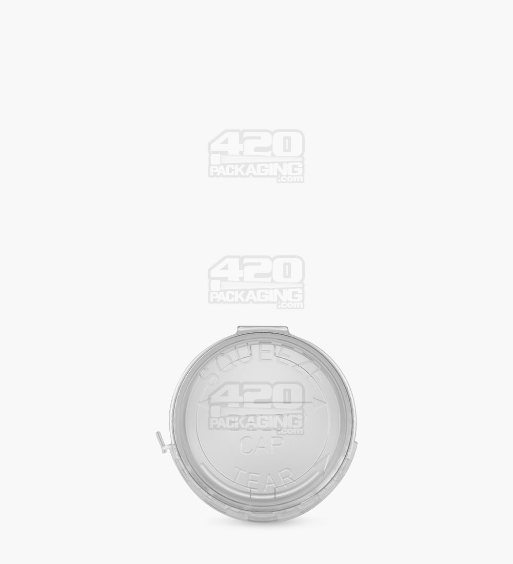 Child Resistant & Tamper Evident | Clear Pop Top Bottles | 60dr - 14g - 102 Count