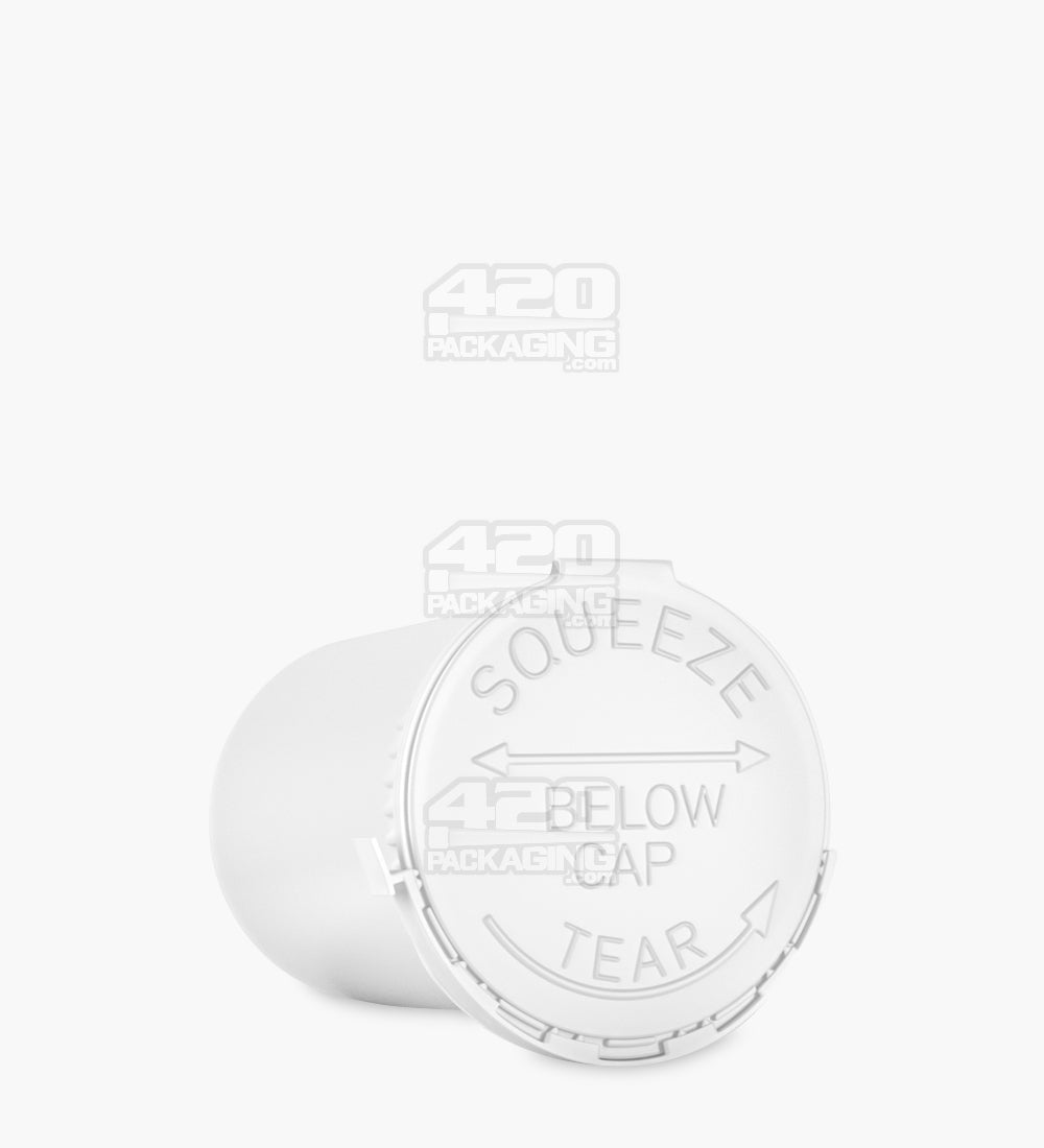 Child Resistant & Tamper Evident | Opaque White Pop Top Bottles | 30dr - 7g - 168 Count