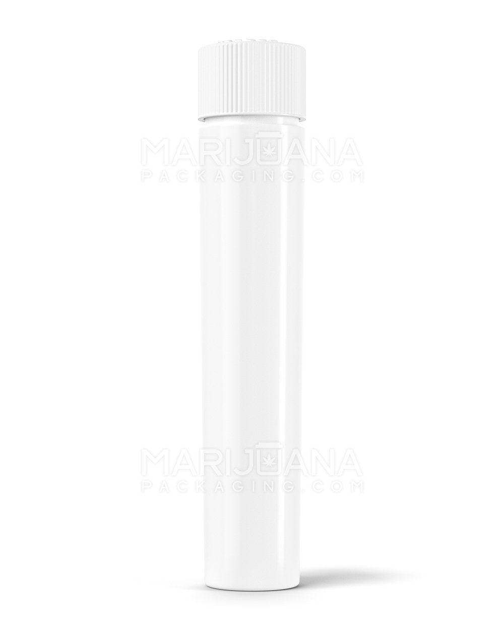 Child Resistant Push Down & Turn Vape Cartridge Container | 72mm - White Plastic | Sample - 1