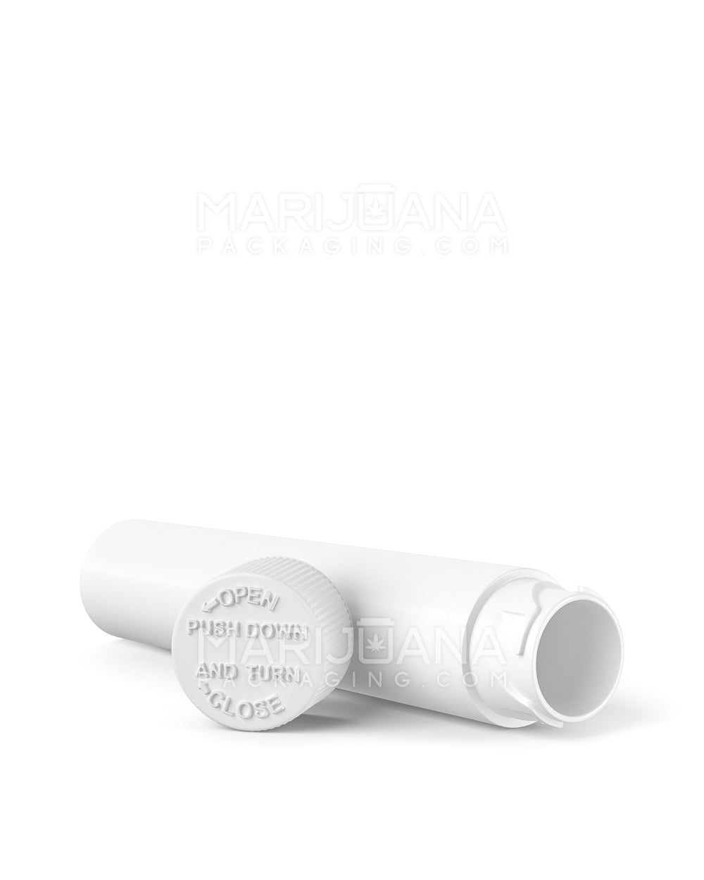 Child Resistant | Push Down & Turn Vape Cartridge Container | 72mm - White Plastic - 1650 Count - 4