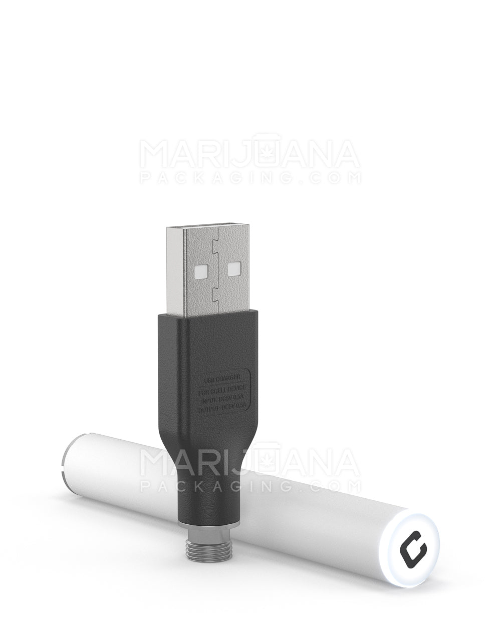 CCELL | M3 Vape Batteries with USB Charger | 340mAh - White - 100 Count