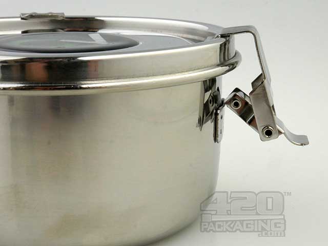 .35 Liter C-Vault Medium Metal Storage Jar With Boveda Packs - 4