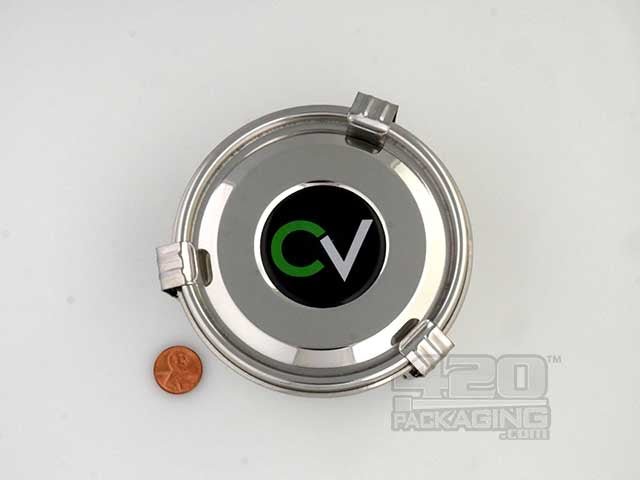 .35 Liter C-Vault Medium Metal Storage Jar With Boveda Packs - 2