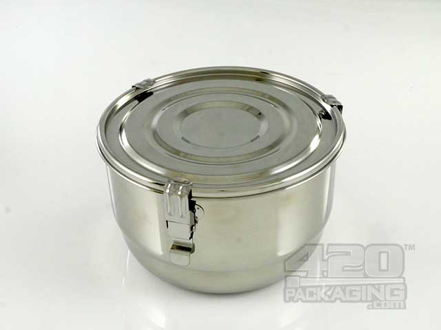 4 Liter C-Vault Metal Storage Jar With Boveda Packs - 1