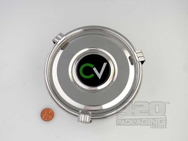 .70 Liter C-Vault Large Metal Storage Jar With Boveda Packs - 2