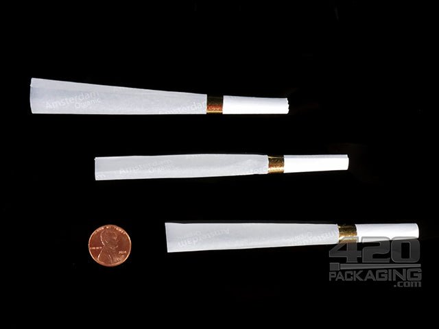 Amsterdam Organics 109mm King Size Rice Paper Pre Rolled Cones - 4