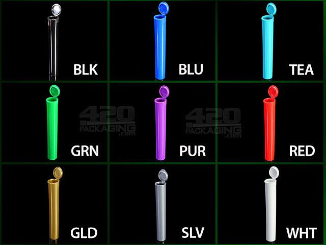 Squeezetops® 109mm Opaque Child Resistant J-Tubes (074300-CR) 1000/Box WHT (Opaque White) - 4