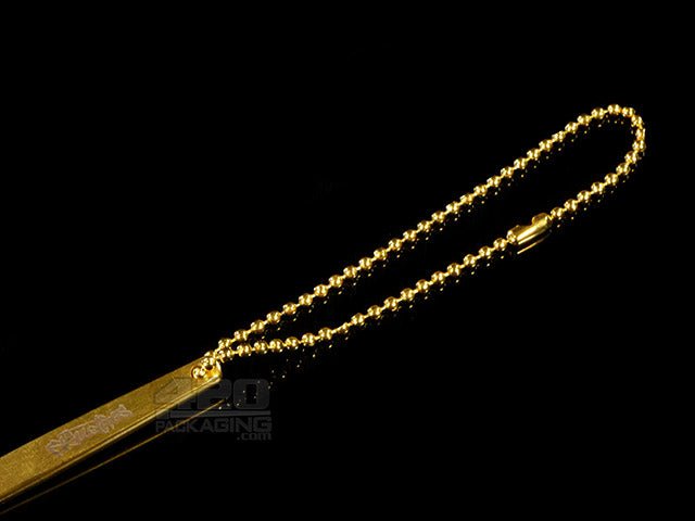 Skilletools "Scoop Dogg" Mini Gold Dab Tool Keychain - 4