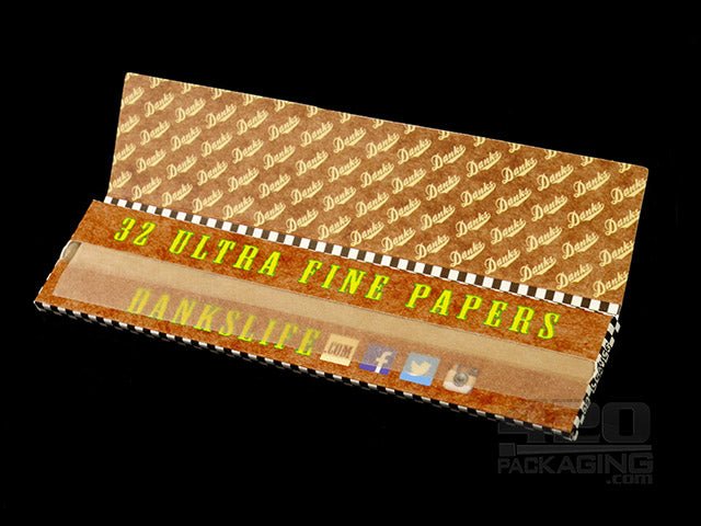 Danks King Size Natural Rolling Papers 25/Box - 4