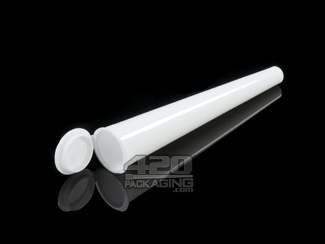 109mm Conical Plastic Child Resistant J-Tubes 1000-Box Opaque Black - 3