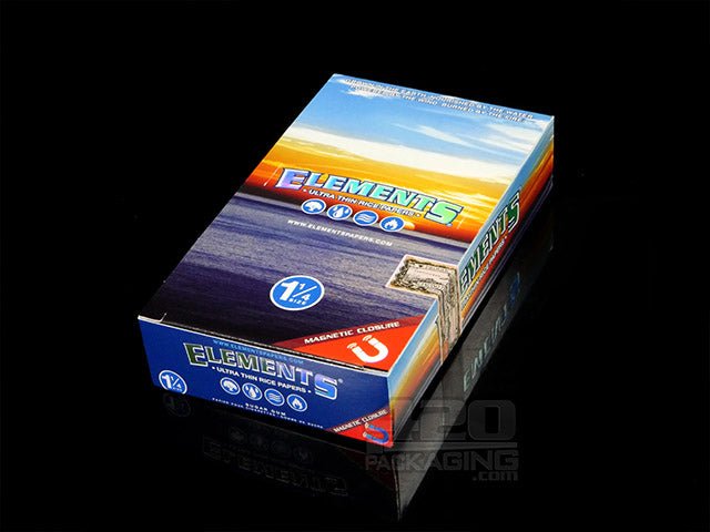 Elements 1 1-4 Size Rolling Papers 25/Box - 2