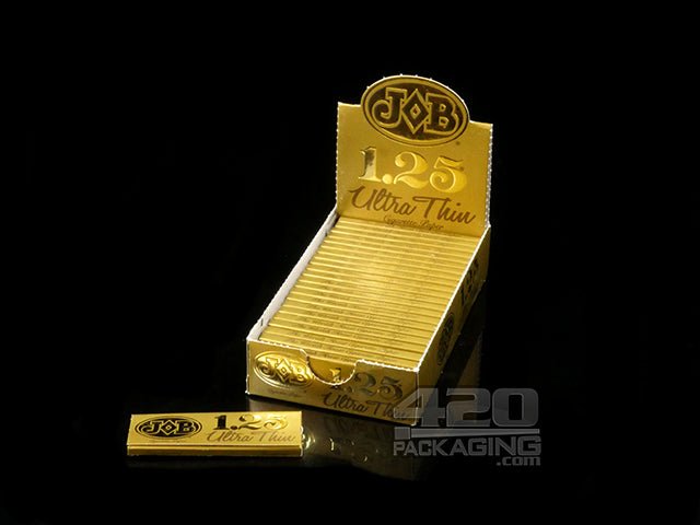 JOB 1.25 Ultra Thin 1 1-4 Size Rolling Papers 24/Box - 1