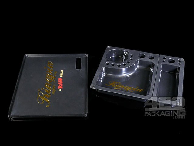 King Pin x RAW Detachable Rolling Tray - 3