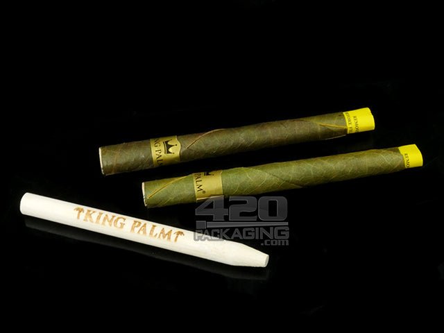 King Palm Banana Cream Flavored Mini Rolls 2 Packs 20/Box - 3