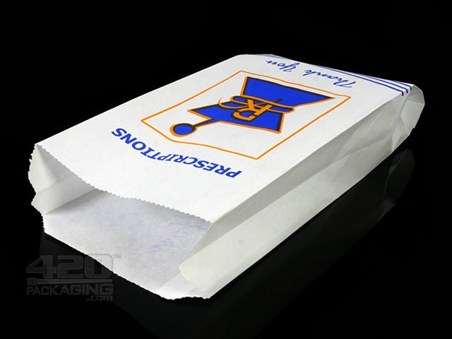 Medium Kraft Pharmacy Prescription Paper Bags 1000/Box - 3