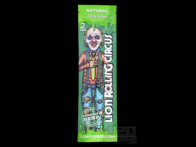 Lion Rolling Circus Natural Hemp Wraps 25/Box - 2