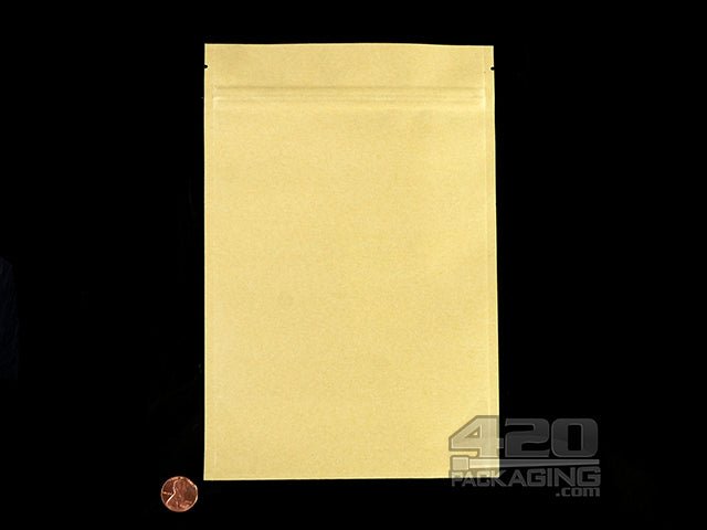 Kraft-Kraft 6" x 9" Mylar Stand Up Pouch Zip Bags 1000/Box - 2