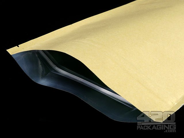 Kraft-Kraft 6" x 9" Mylar Stand Up Pouch Zip Bags 1000/Box - 4