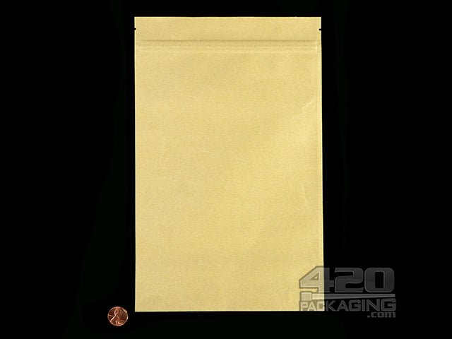 Kraft-Kraft 7" x 11" Mylar Stand Up Pouch Zip Bags 1000/Box - 2