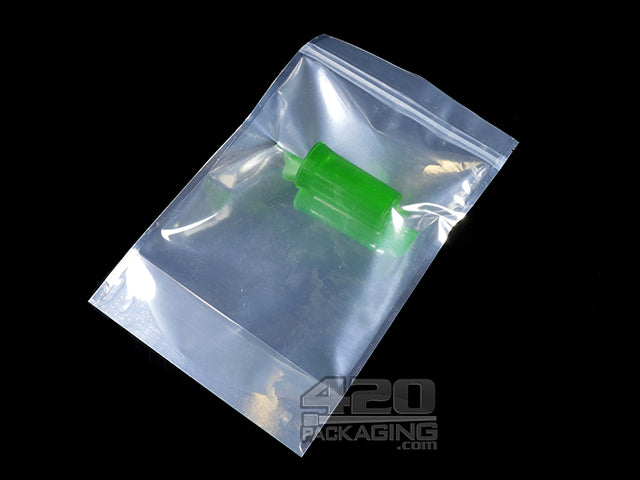 Kraft-Clear 7" x 11" Mylar Stand Up Pouch Zip Bags 1000/Box - 4