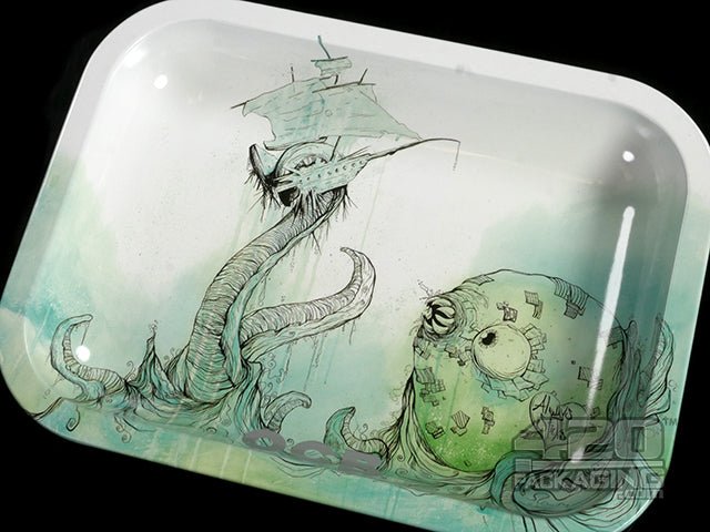 OCB Small Always Sticks Sea Monster Rolling Tray - 3