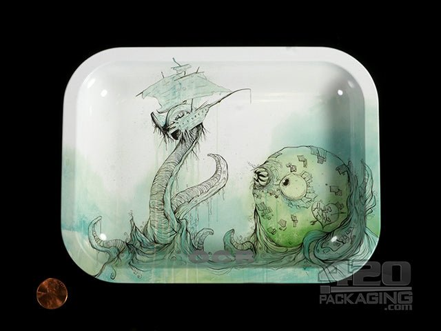 OCB Small Always Sticks Sea Monster Rolling Tray - 2