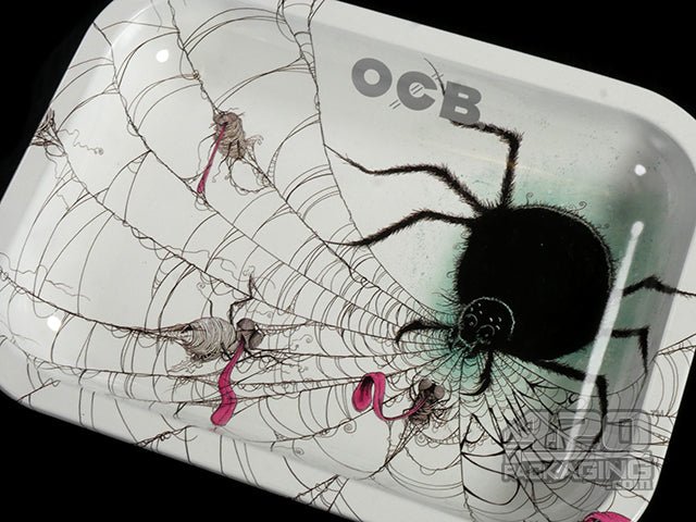 OCB Small Always Sticks Spider Rolling Tray - 3