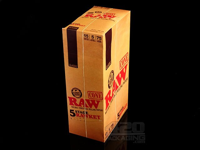 RAW 5 Stage Rawket Cones Variety Pack (15/Box) - 2
