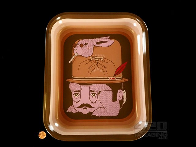 RAW J.Fish Collectors Design Large Metal Rolling Tray 1/Box - 2