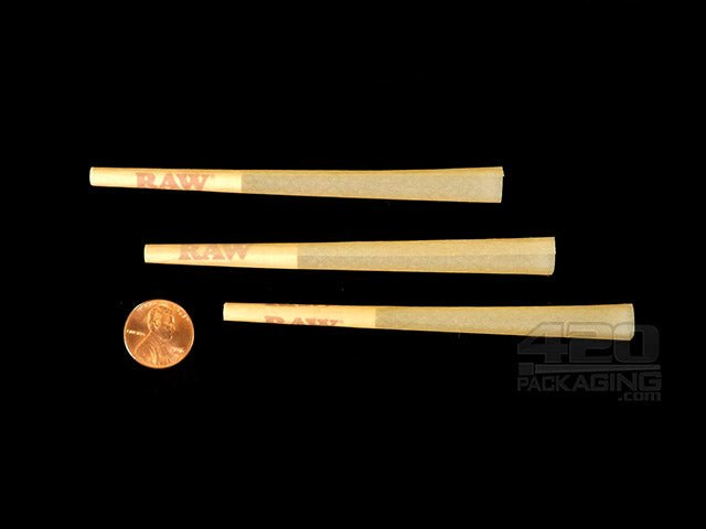 RAW 109mm Lean Unbleached Pre Rolled Cones 800/Box - 4