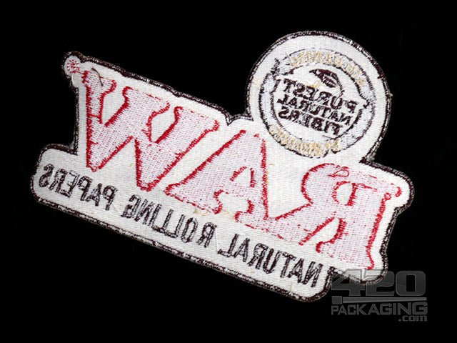 RAW Iron On Smokers Patch Collection 7/Box - 3