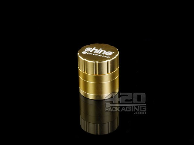 Shine Gold 4-Piece Metal Grinder - 1