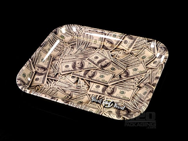 Skunk Brand Large Metal Rolling Tray 1/Box - 1