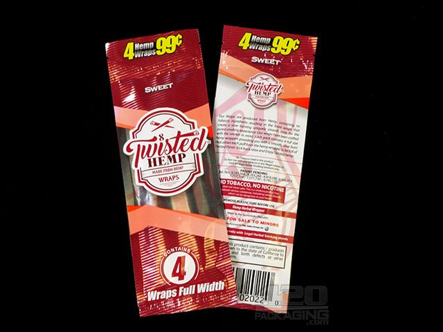 Twisted Sweet Flavored Hemp Wraps 15/Box - 3