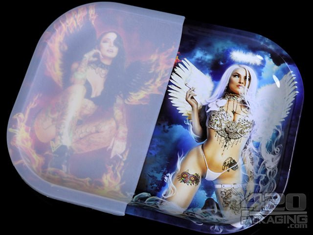 V Syndicate Evil Vs. Angel Hybrid Small Rolling Tray - 2